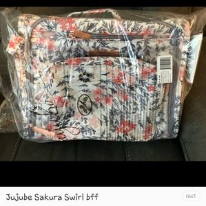 JuJuBe Sakura Swirl BFF Diaper Backpack